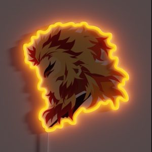 Minimalist Flame Slayer RGB Neon Sign