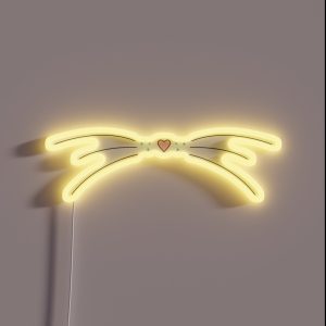 Minimalist Kitty RGB Neon Sign