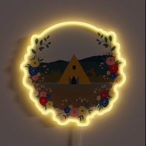 Minimalist Midsommar Kinda RGB Neon Sign Minimalist Midsommar Kinda RGB Neon Sign