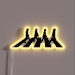 Minimalistic Abbey Road RGB Neon Sign