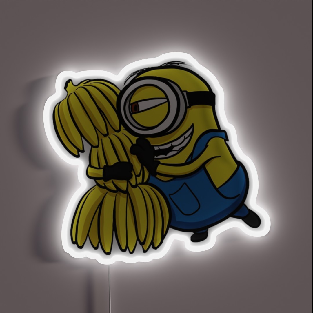 Minion Bananas RGB Neon Sign Minion Bananas RGB Neon Sign