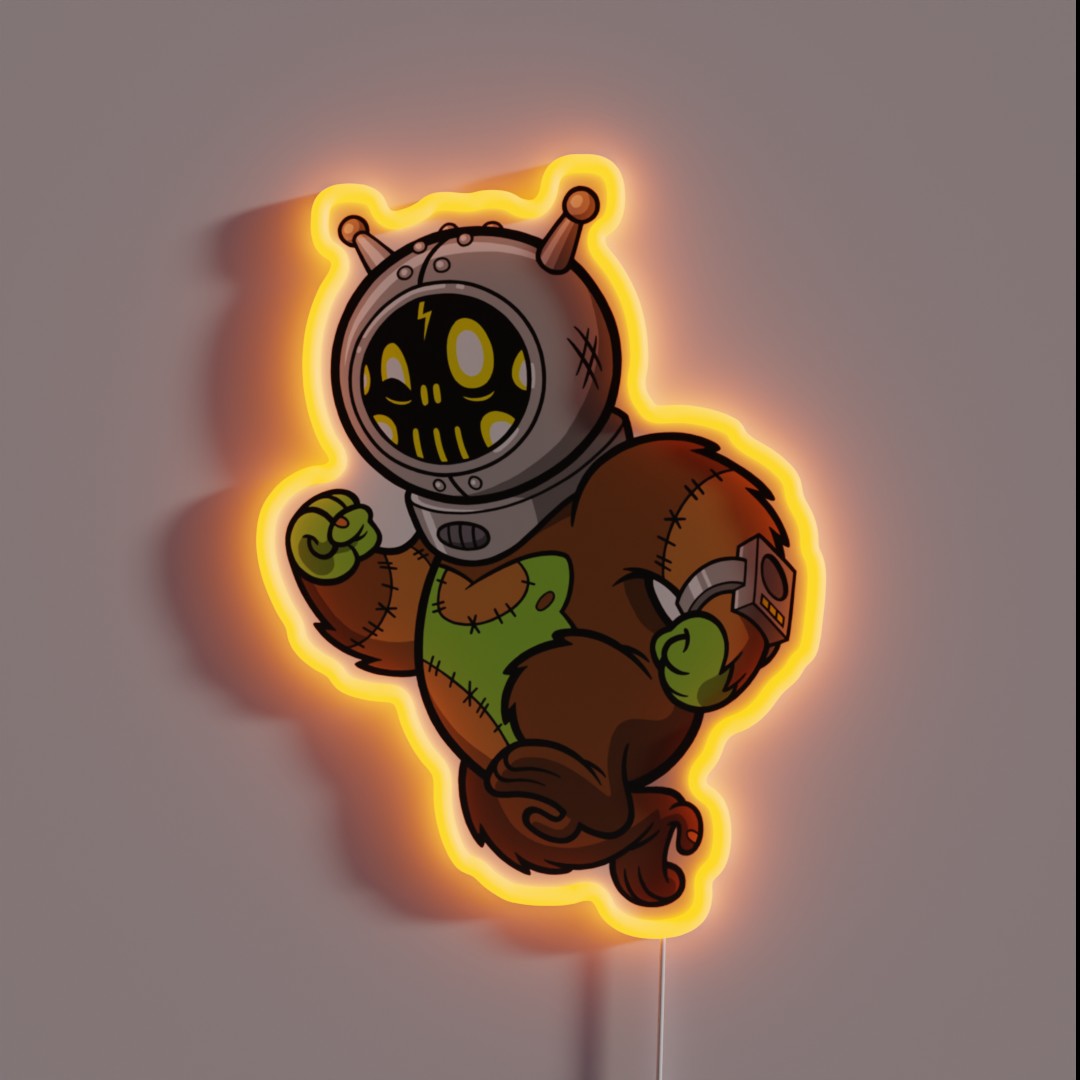 MINION FACTORY MASCOT RGB Neon Sign MINION FACTORY MASCOT RGB Neon Sign