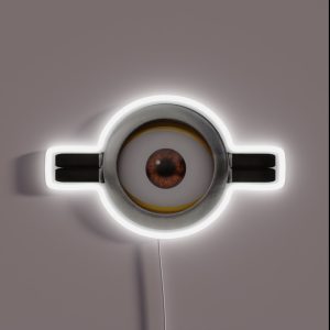 Minion Style Eye RGB Neon Sign