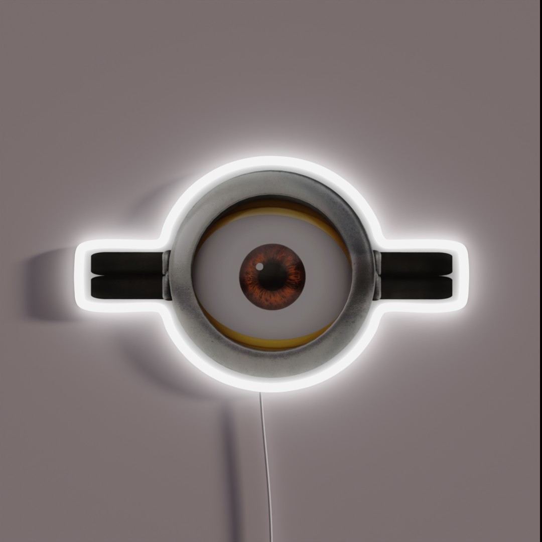 Minion Style Eye RGB Neon Sign Minion Style Eye RGB Neon Sign