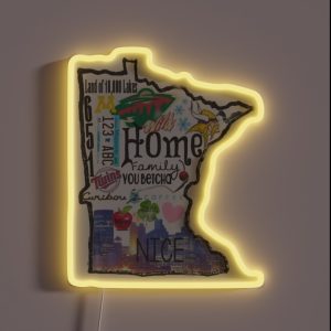 Minnesota RGB Neon Sign