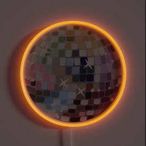 Mirrorball RGB Neon Sign