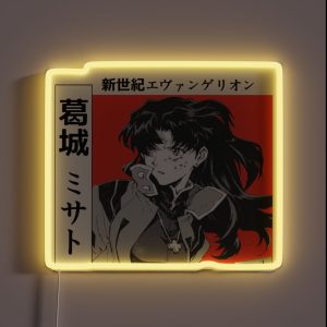 Misato Katsuragi RGB Neon Sign