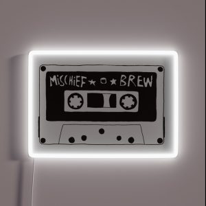 Mischief Brew Cassette Tape RGB Neon Sign