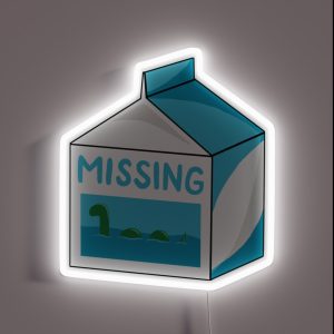 Missing RGB Neon Sign