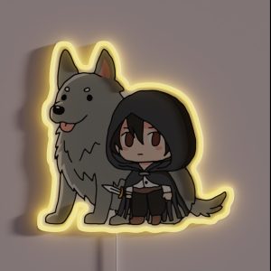 Mistborn Vin And Oreseur RGB Neon Sign