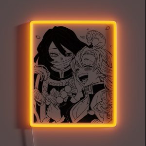 Mitsuri And Obanai RGB Neon Sign
