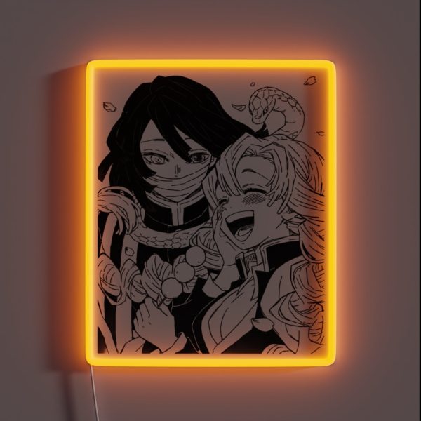 Mitsuri And Obanai RGB Neon Sign