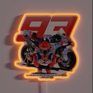 MM93 The Battle Begins RGB Neon Sign