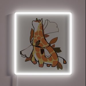 Mochi Giraffe RGB Neon Sign
