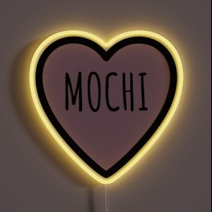 Mochi Heart RGB Neon Sign Mochi Heart RGB Neon Sign
