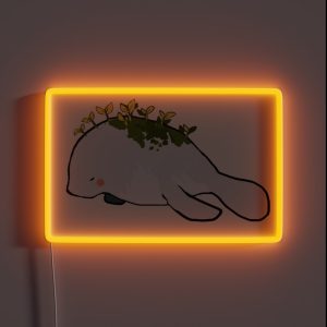 Mochi Manatee RGB Neon Sign