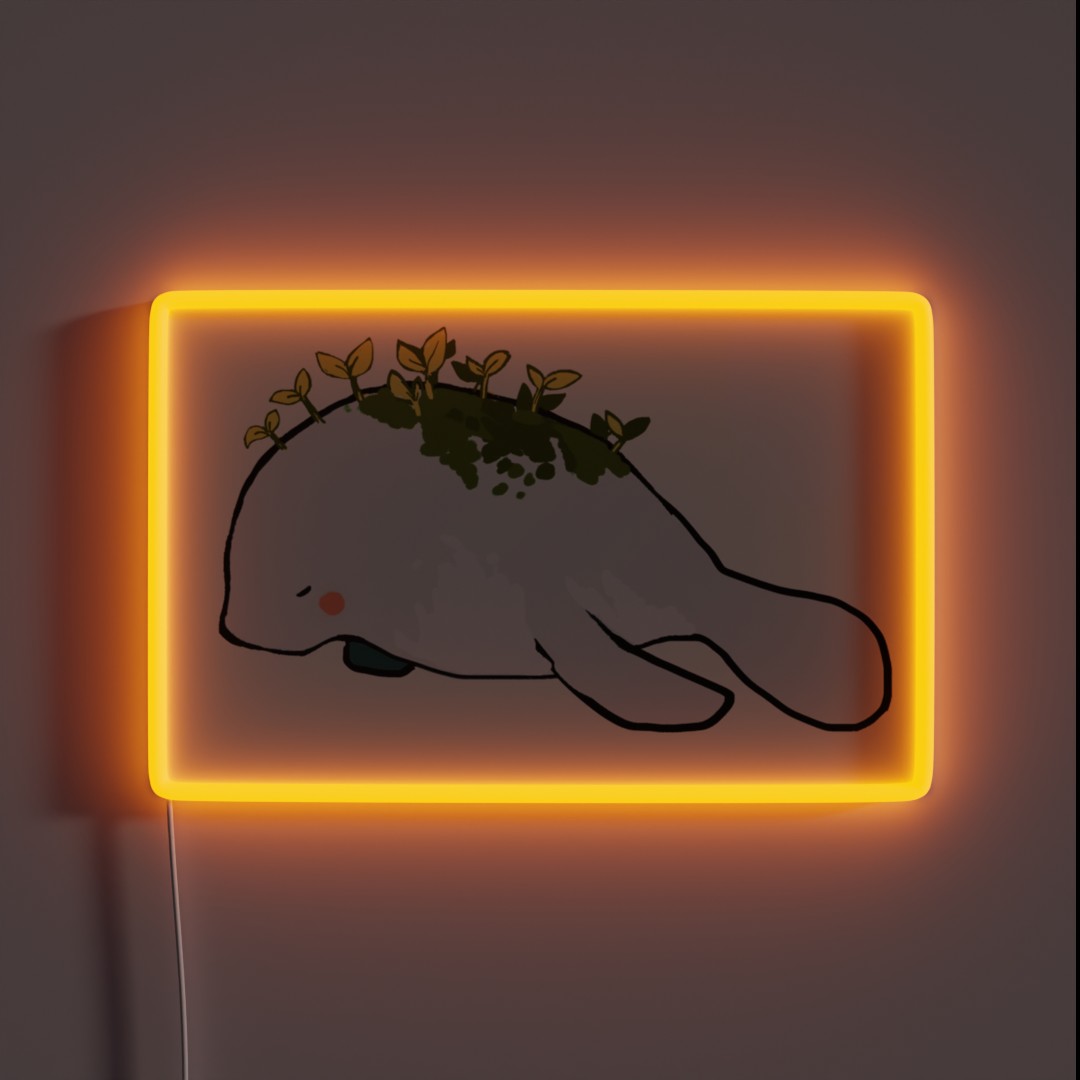 Mochi Manatee RGB Neon Sign Mochi Manatee RGB Neon Sign