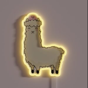 Mochi Riding A Llama V1 RGB Neon Sign Mochi Riding A Llama V1 RGB Neon Sign