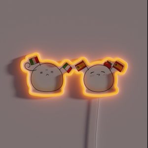 Mochi Romano And Mochi Spain RGB Neon Sign