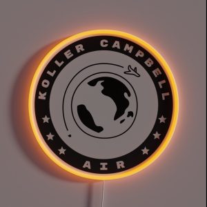 Mock Trial Koller Campbell Air Logo 2022 23 RGB Neon Sign