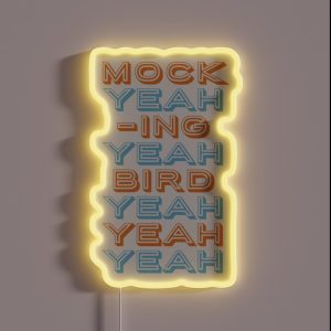 Mocking Bird RGB Neon Sign