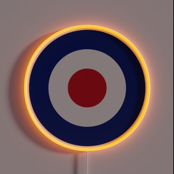 Mod Classic Roundel Bullseye Archery Target RGB Neon Sign