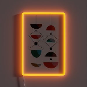 MODERN MID CENTURY 9 RGB Neon Sign