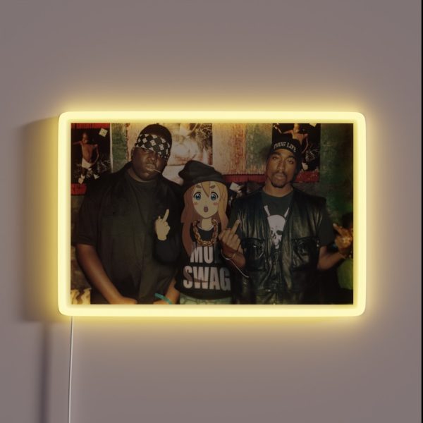Moe Swag With My Homies RGB Neon Sign