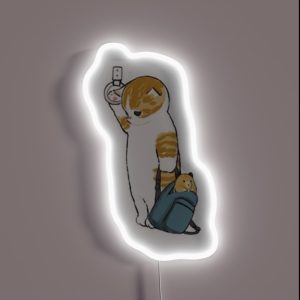 Mofusand On Subway RGB Neon Sign Mofusand On Subway RGB Neon Sign