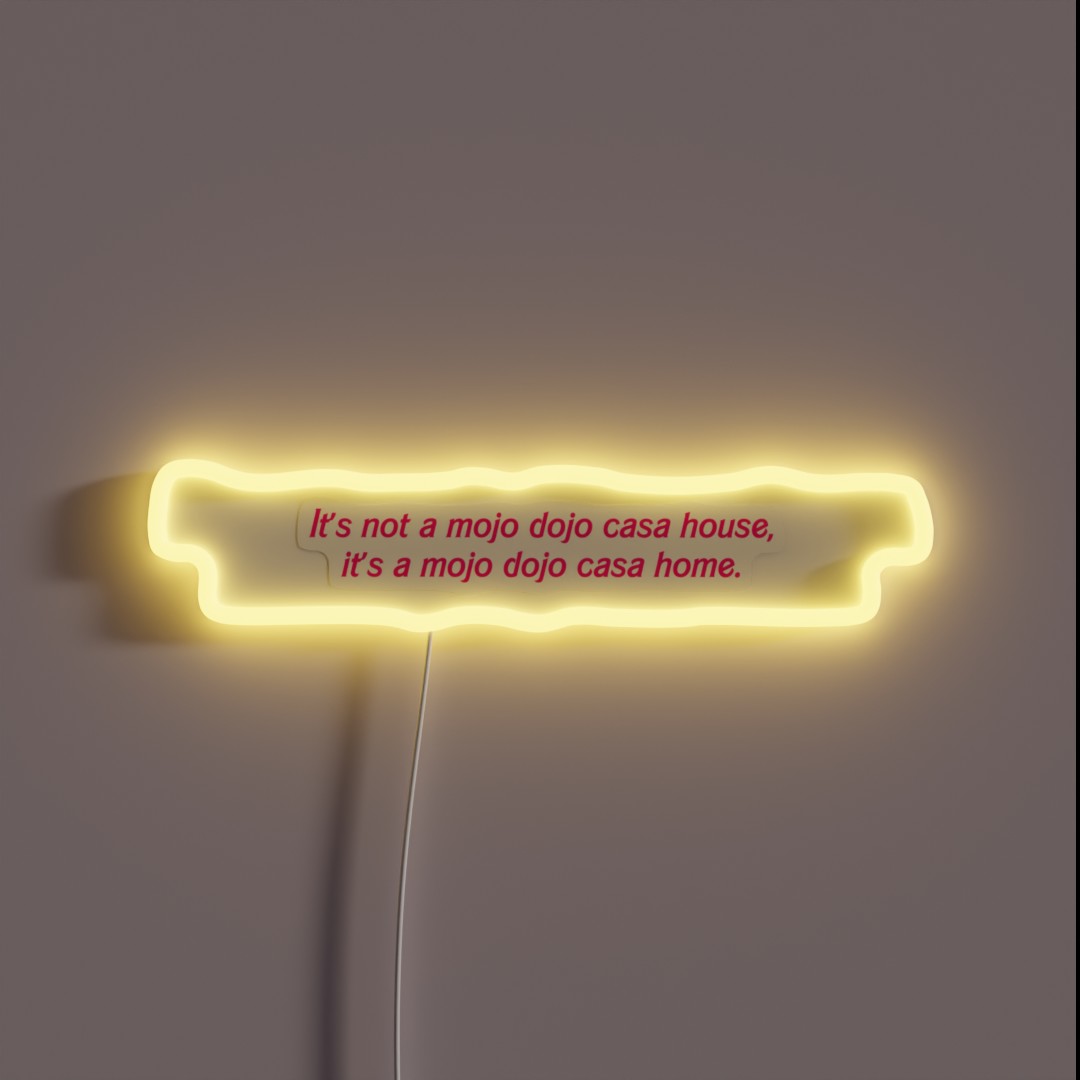 Mojo Dojo Casa Home RGB Neon Sign Mojo Dojo Casa Home RGB Neon Sign