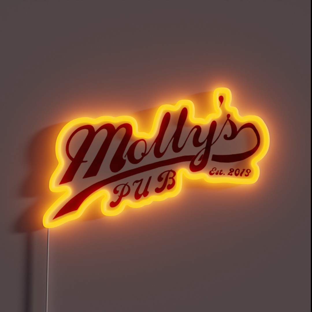 Molly S Pub One Chicago RGB Neon Sign Molly S Pub One Chicago RGB Neon Sign