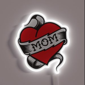 Mom Tattoo RGB Neon Sign Mom Tattoo RGB Neon Sign
