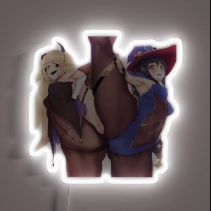 Mona And Fischl Genshin Impact RGB Neon Sign