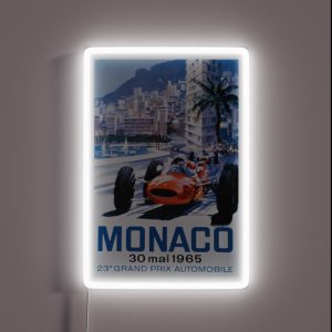 Monaco F1 Classic 1965 RGB Neon Sign Monaco F1 Classic 1965 RGB Neon Sign