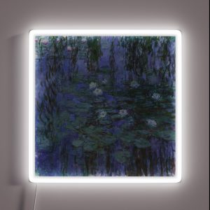 Monet Blue Waterlilies RGB Neon Sign Monet Blue Waterlilies RGB Neon Sign