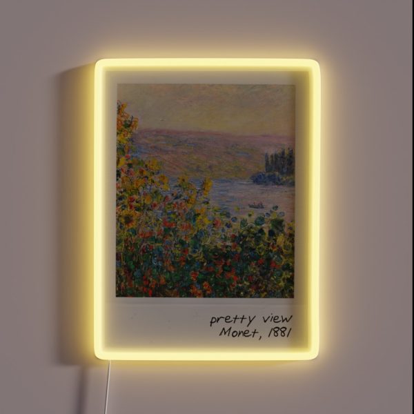 Monet Pretty View RGB Neon Sign
