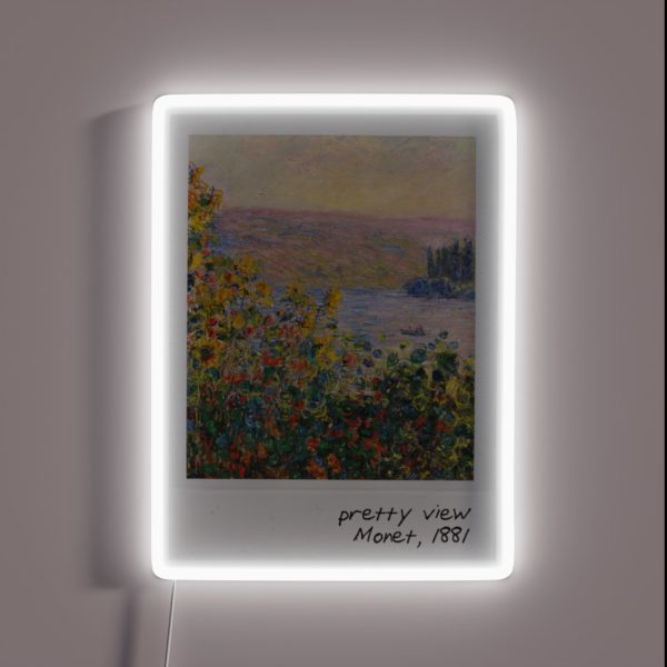 Monet Pretty View RGB Neon Sign