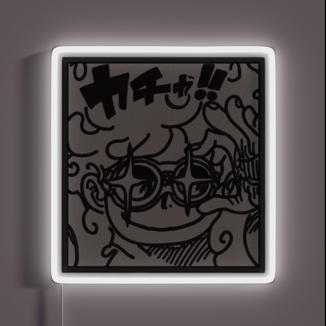 Monkey D Luffy RGB Neon Sign Monkey D Luffy RGB Neon Sign