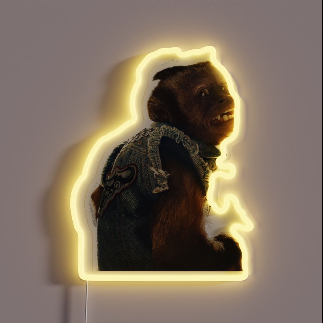Monkey The Hangover RGB Neon Sign Monkey The Hangover RGB Neon Sign