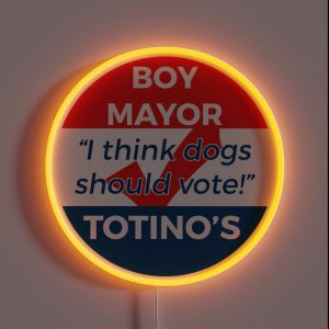 Monster Factory Boy Mayor RGB Neon Sign