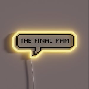 Monster Factory The Final Pam RGB Neon Sign Monster Factory The Final Pam RGB Neon Sign