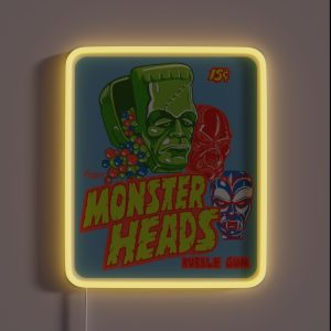 MONSTER HEADS RGB Neon Sign MONSTER HEADS RGB Neon Sign