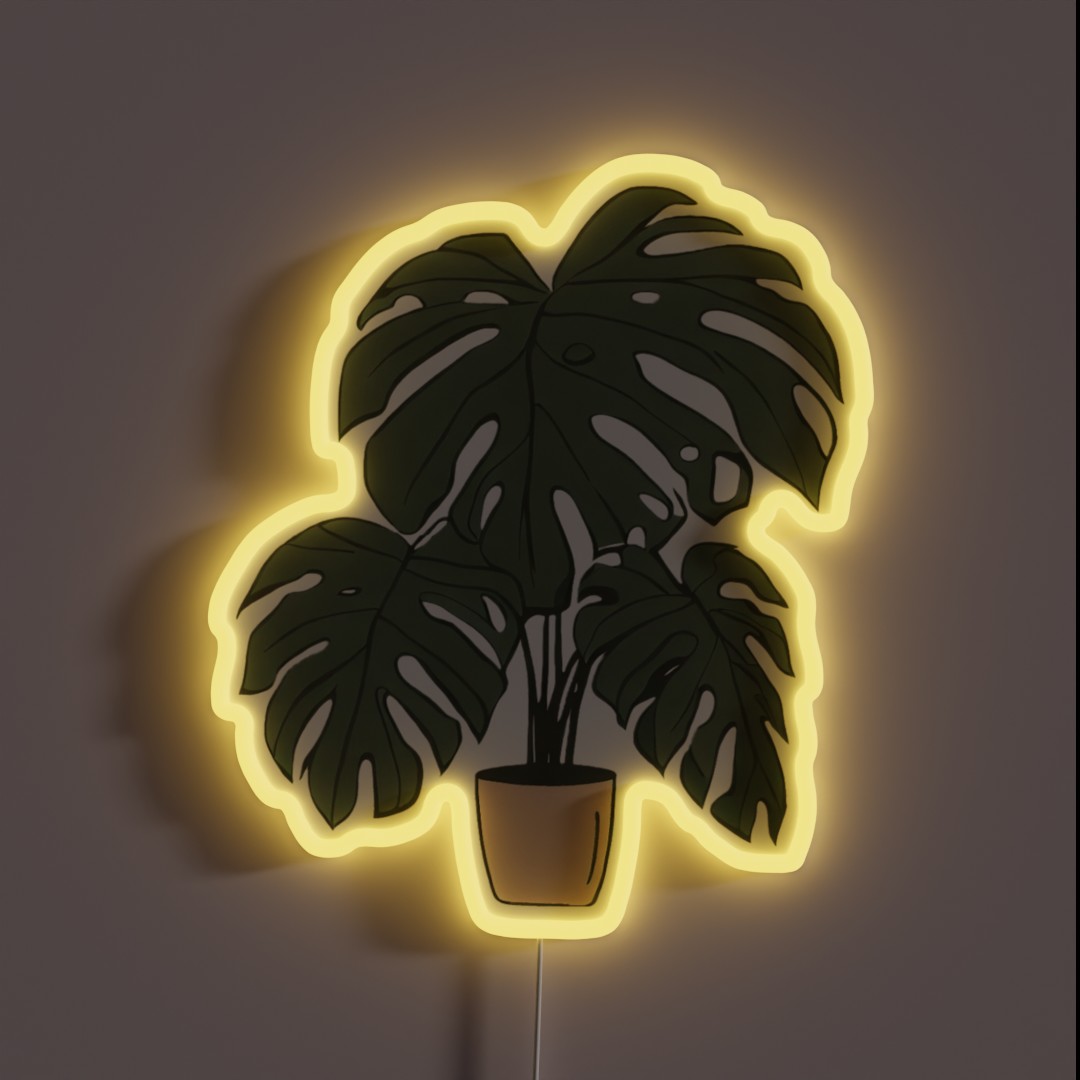 Monstera RGB Neon Sign Monstera RGB Neon Sign
