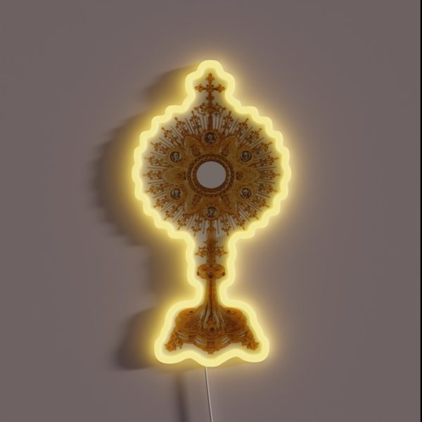 Monstrance RGB Neon Sign