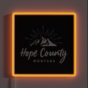 Montana Hope County RGB Neon Sign