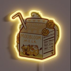 Moobloom Milk RGB Neon Sign Moobloom Milk RGB Neon Sign