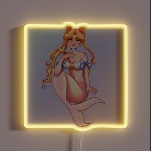 Moon Mermaid RGB Neon Sign