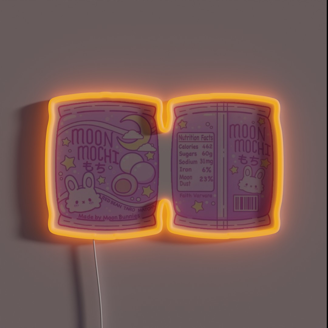 Moon Mochi RGB Neon Sign Moon Mochi RGB Neon Sign