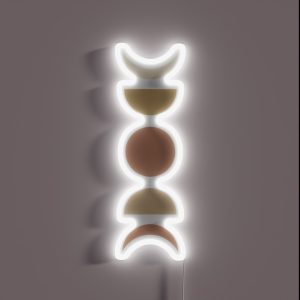 Moon Phases RGB Neon Sign