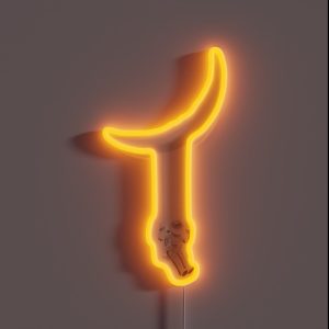 Moon Swing RGB Neon Sign